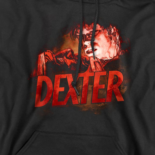 Dexter Mens Drawing Hoodie
