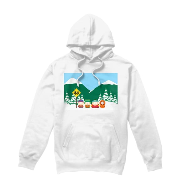 South Park Mens Bus Stop Hoodie South Park Mens Bus Stop Hoodie