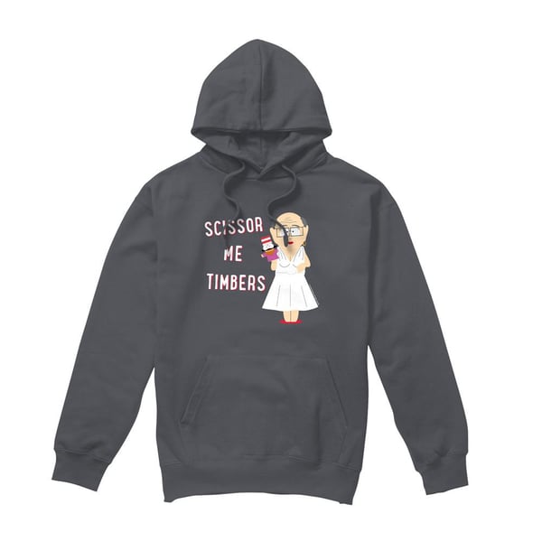South Park Mens Scissor Me Timbers Hoodie South Park Mens Scissor Me Timbers Hoodie