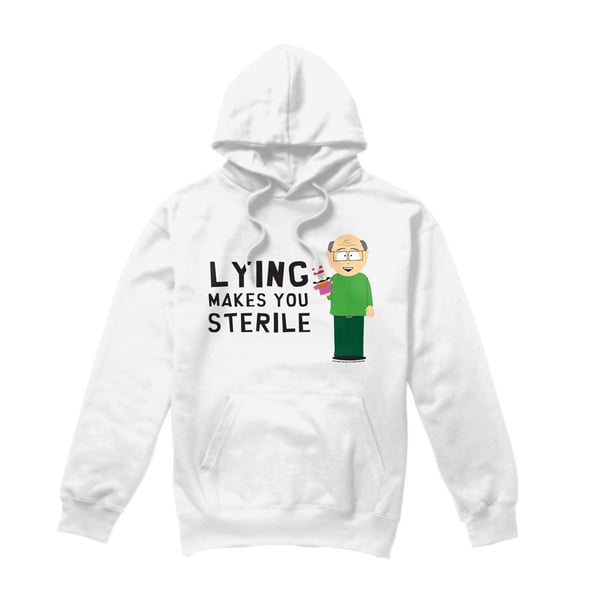 South Park Mens Lying Makes You Sterile Hoodie South Park Mens Lying Makes You Sterile Hoodie