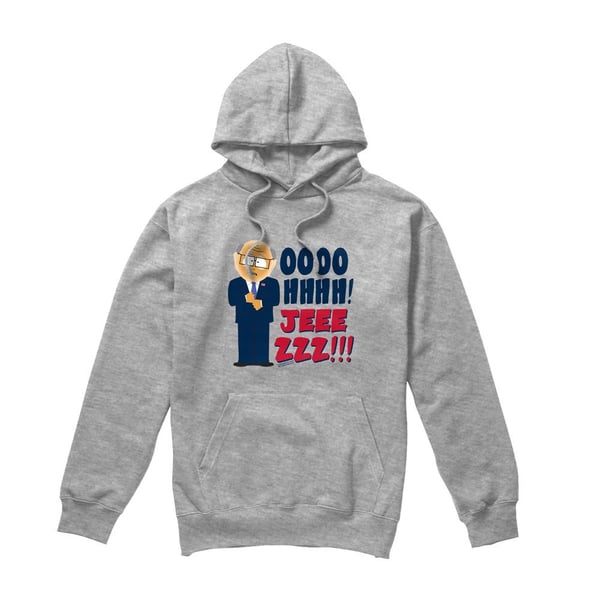 South Park Mens Oh Jeez Hoodie South Park Mens Oh Jeez Hoodie