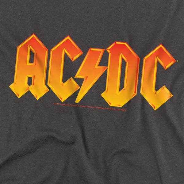AC/DC Unisex aikuisten logopaita