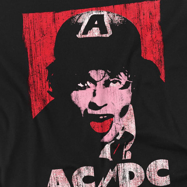 AC/DC Unisex Aikuisten High Voltage Live 1975 T-paita