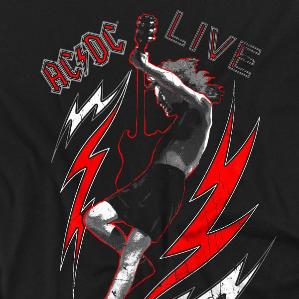 AC/DC Unisex aikuisten Live T-paita