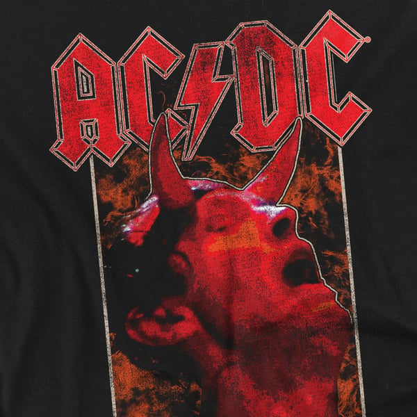 AC/DC Unisex Adult Horns T-Shirt