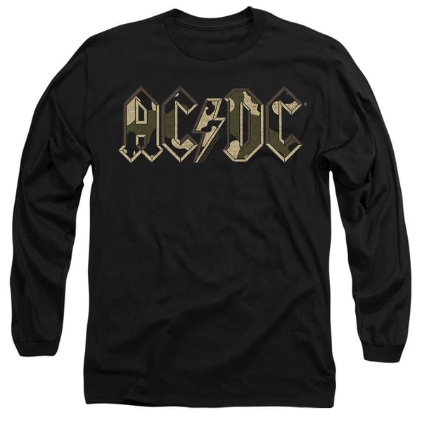 AC/DC Unisex T-shirt med camo-logo til voksne AC/DC Unisex T-shirt med camo-logo til voksne