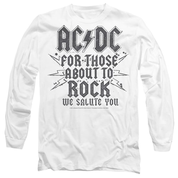 AC/DC Unisex aikuisten Salute T-paita