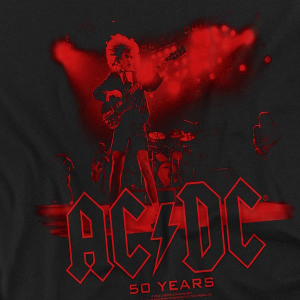 AC/DC Unisex Aikuisten Live 50 T-paita