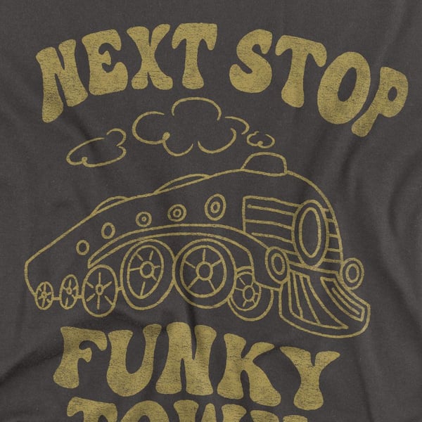 BET Unisex Aikuisten Soul Train Next Stop T-paita