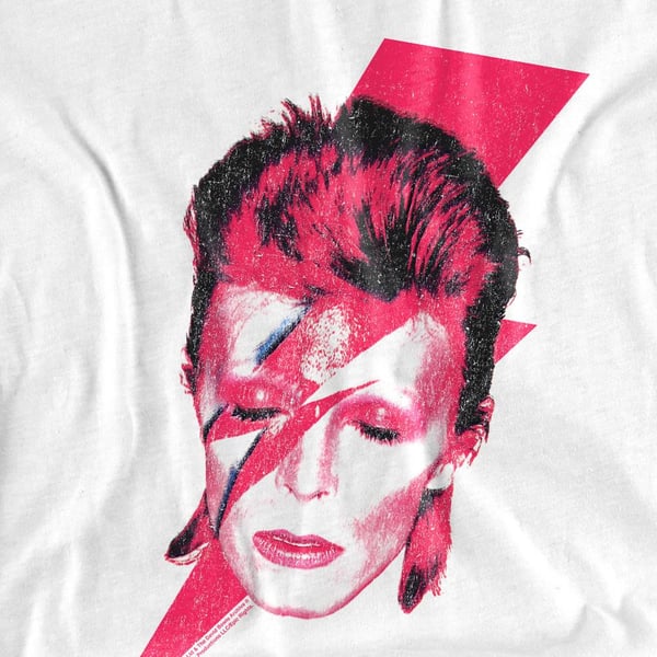 David Bowie Unisex Adult Aladdin Sane T-Shirt