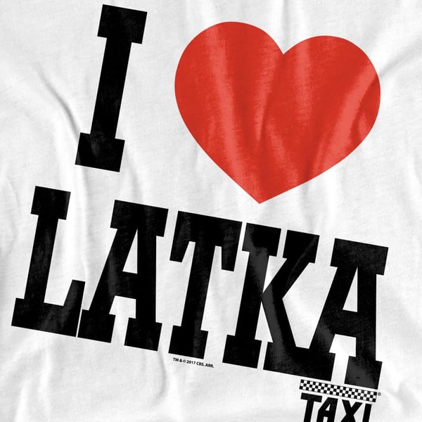 TAXI Unisex aikuisten I Heart Latka T-paita