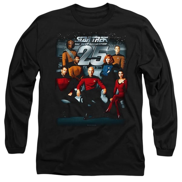 Star Trek Unisex Aikuisten 25-vuotisjuhla T-paita
