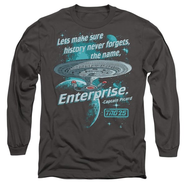 Star Trek Unisex Adult Never Forget T-Shirt Star Trek Unisex Adult Never Forget T-Shirt