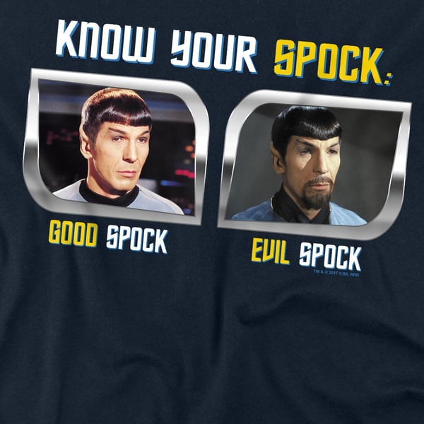 Star Trek Unisex Adult Know Your Spock T-Shirt