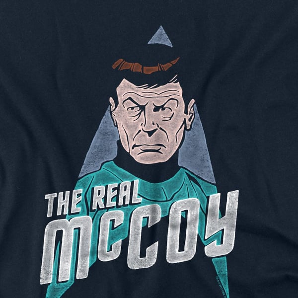 Star Trek Unisex Aikuisten The Real McCoy T-paita