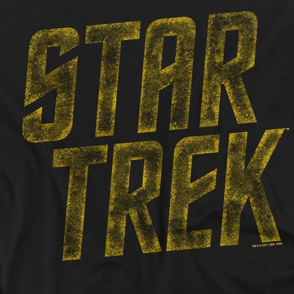 Star Trek Unisex aikuisten kulunut logo T-paita
