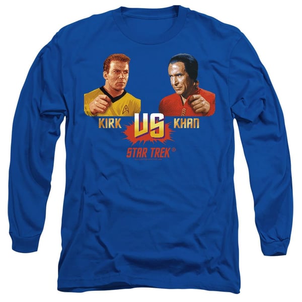 Star Trek Unisex Adult Kirk Vs Khan T-Shirt Star Trek Unisex Adult Kirk Vs Khan T-Shirt