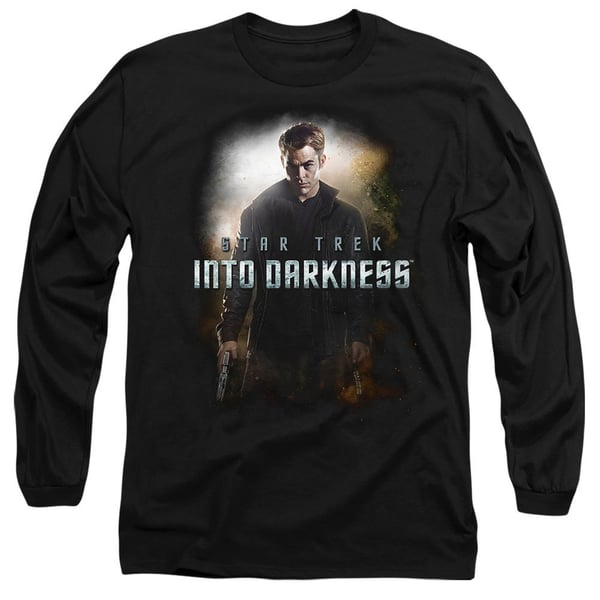 Star Trek: Into Darkness Unisex Adult Darkness Captain Kirk T-Shirt Star Trek: Into Darkness Unisex Adult Darkness Captain Kirk T-Shirt