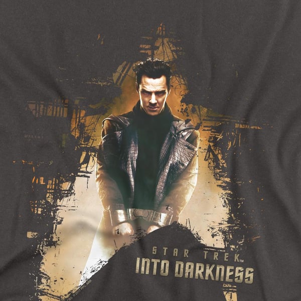 Star Trek: Into Darkness Unisex Aikuisten Tumma Konnan T-paita