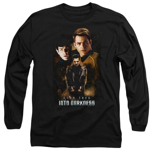 Star Trek: Into Darkness Unisex T-shirt til voksne med efterdønninger Star Trek: Into Darkness Unisex T-shirt til voksne med efterdønninger