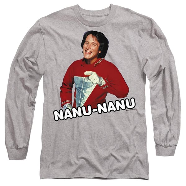 Mork And Mindy Unisex Aikuisten Iskulause T-paita