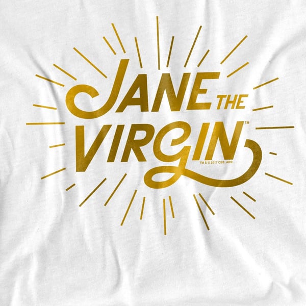 Jane the Virgin Unisex aikuisten kultalogopaita