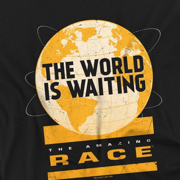 The Amazing Race Unisex Aikuisten Waiting World T-paita