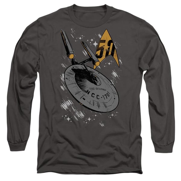 Star Trek Unisex Adult Enterprise Dash T-Shirt Star Trek Unisex Adult Enterprise Dash T-Shirt