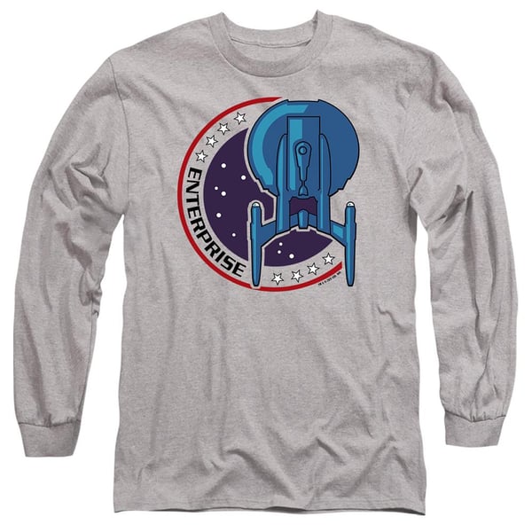 Star Trek Unisex aikuisten Enterprise-merkki T-paita