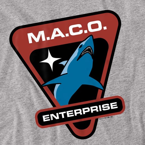 Star Trek Unisex Adult MACO Patch T-Shirt