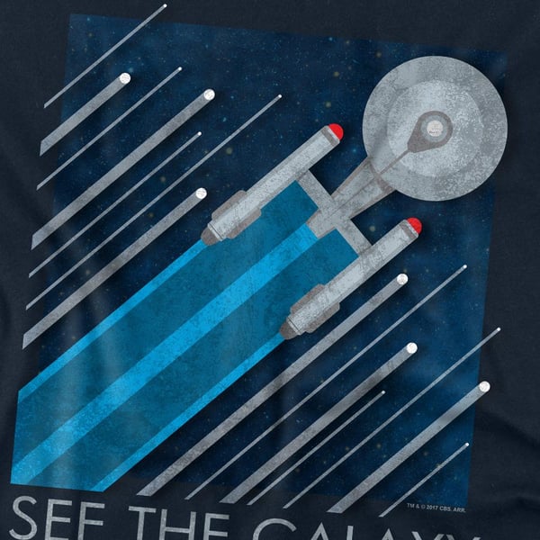 Star Trek Unisex Aikuisten Starfleet Rekrytointijuliste T-paita