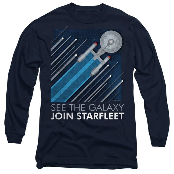 Star Trek Unisex Aikuisten Starfleet Rekrytointijuliste T-paita