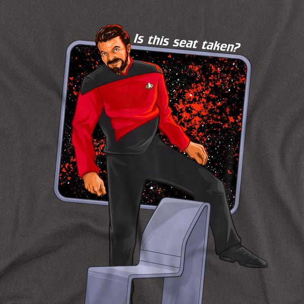 Star Trek Unisex Adult Is This Seat Taken T-Shirt