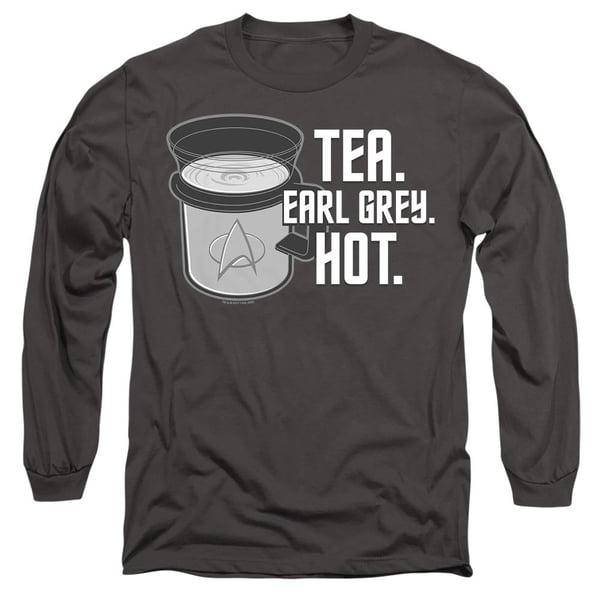 Star Trek Unisex Aikuisten Earl Grey T-paita