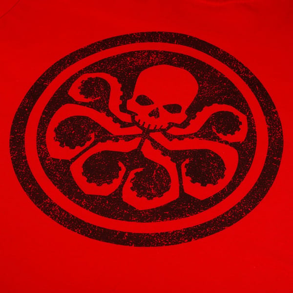 Marvel Mens Hydra Logo T-Shirt