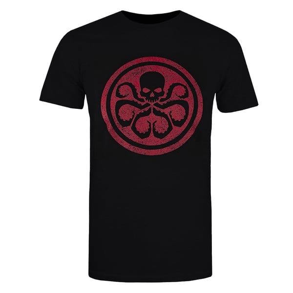 Marvel Mens Hydra Logo T-Shirt