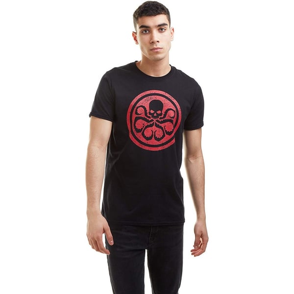 Marvel Mens Hydra Logo T-Shirt