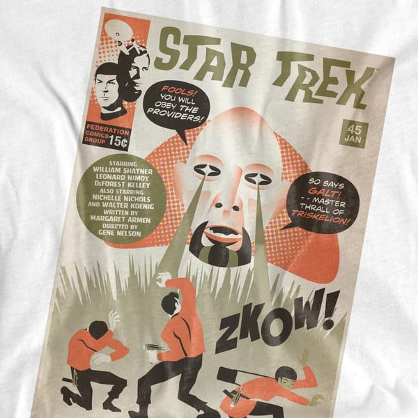 Star Trek Unisex Aikuisten The Original Series Jakso 45 T-paita