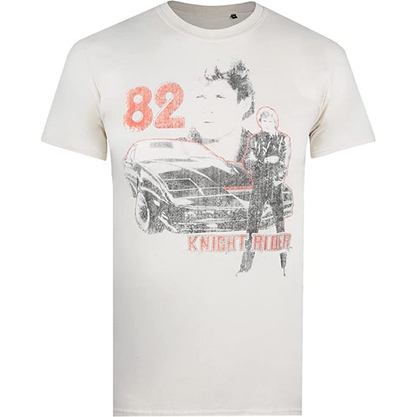 Knight Rider Herre 82 bomulds T-shirt Knight Rider Herre 82 bomulds T-shirt