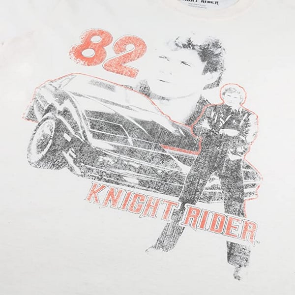 Knight Rider Herre 82 bomulds T-shirt