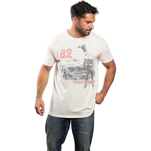 Knight Rider Herre 82 bomulds T-shirt