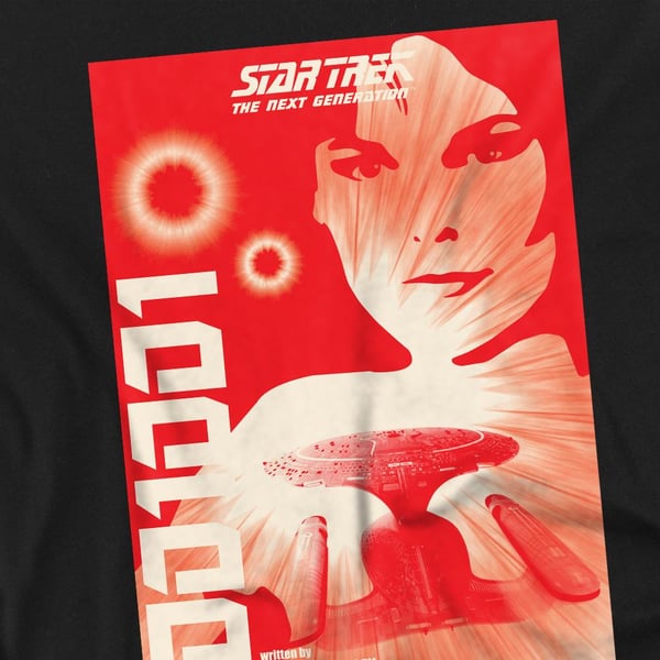 Star Trek Unisex Aikuisten The Next Generation Kausi 1 Jakso 15 T-paita