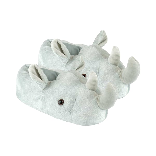 Slumberzzz Mens Rhinoceros Slippers