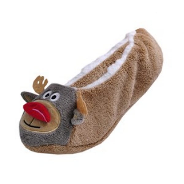 Foxbury Womens/Ladies Rudolph Slipper Socks