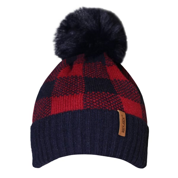 Rock Jock Womens/Ladies Detachable Pom Pom Beanie