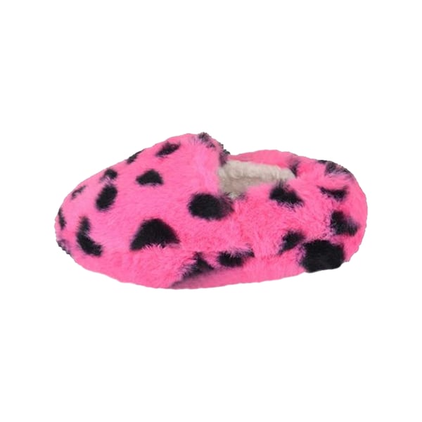 Slumberzzz Barn/Kids Leopardmönstrade Tofflor