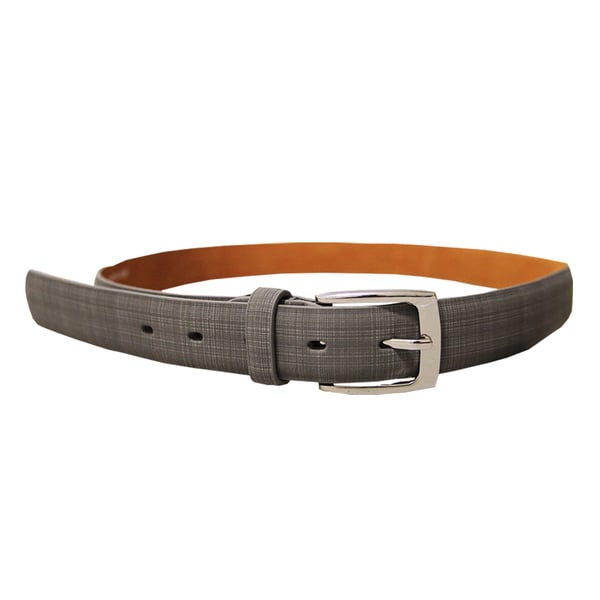 Forest Mens Plaid Leather Belt Forest Mens Plaid Leather Belt