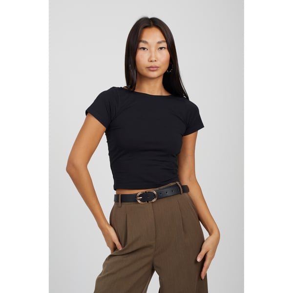 Brave Soul Womens/Ladies Pixie Fitted Scoop Tee