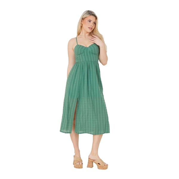 Brave Soul Womens/Ladies Selena Dobby Midi Dress