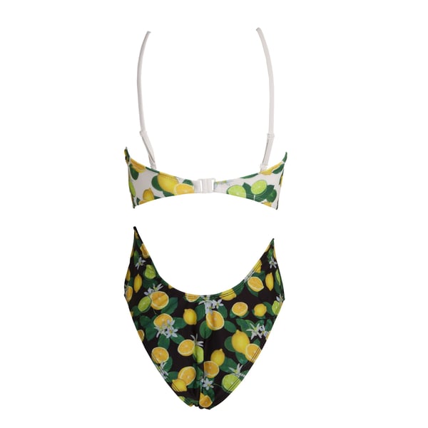 Brave Soul Womens/Ladies Fruit Print Bandeau Swimming Costume